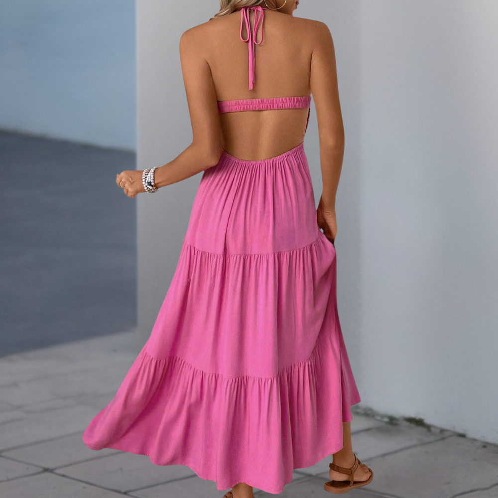 ALVERIA - Modisches Neckholderkleid für Damen