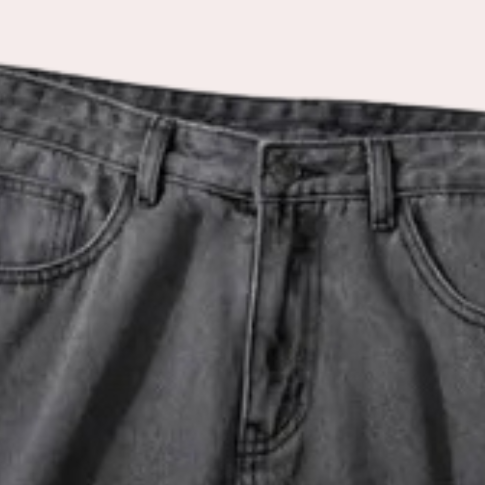 AMBROSE - Stilvolle Jeans mit weitem Bein für Herren
