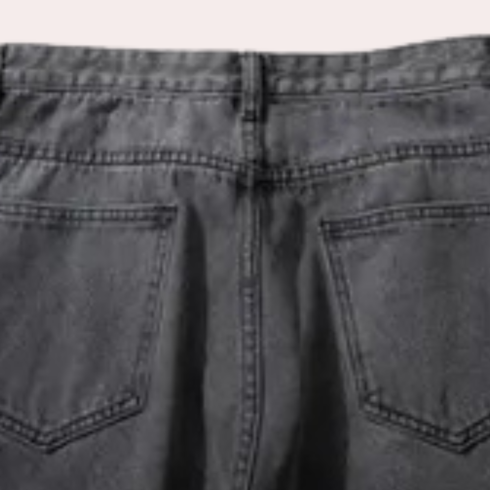 AMBROSE - Stilvolle Jeans mit weitem Bein für Herren