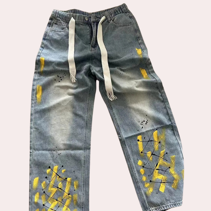 ANDREIUS - Modische lockere Jeans für Herren