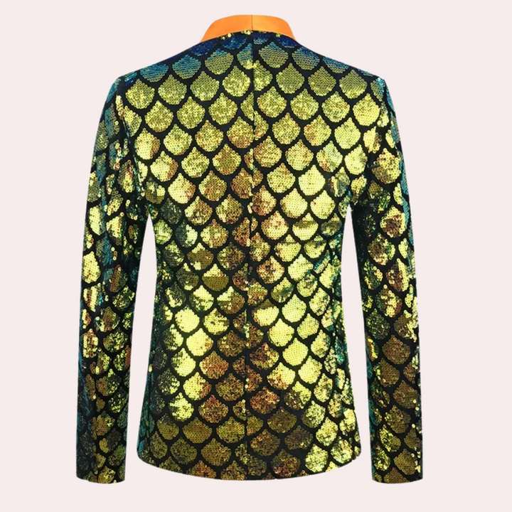 CARSTEN - Exquisite Paillettenjacke für Männer
