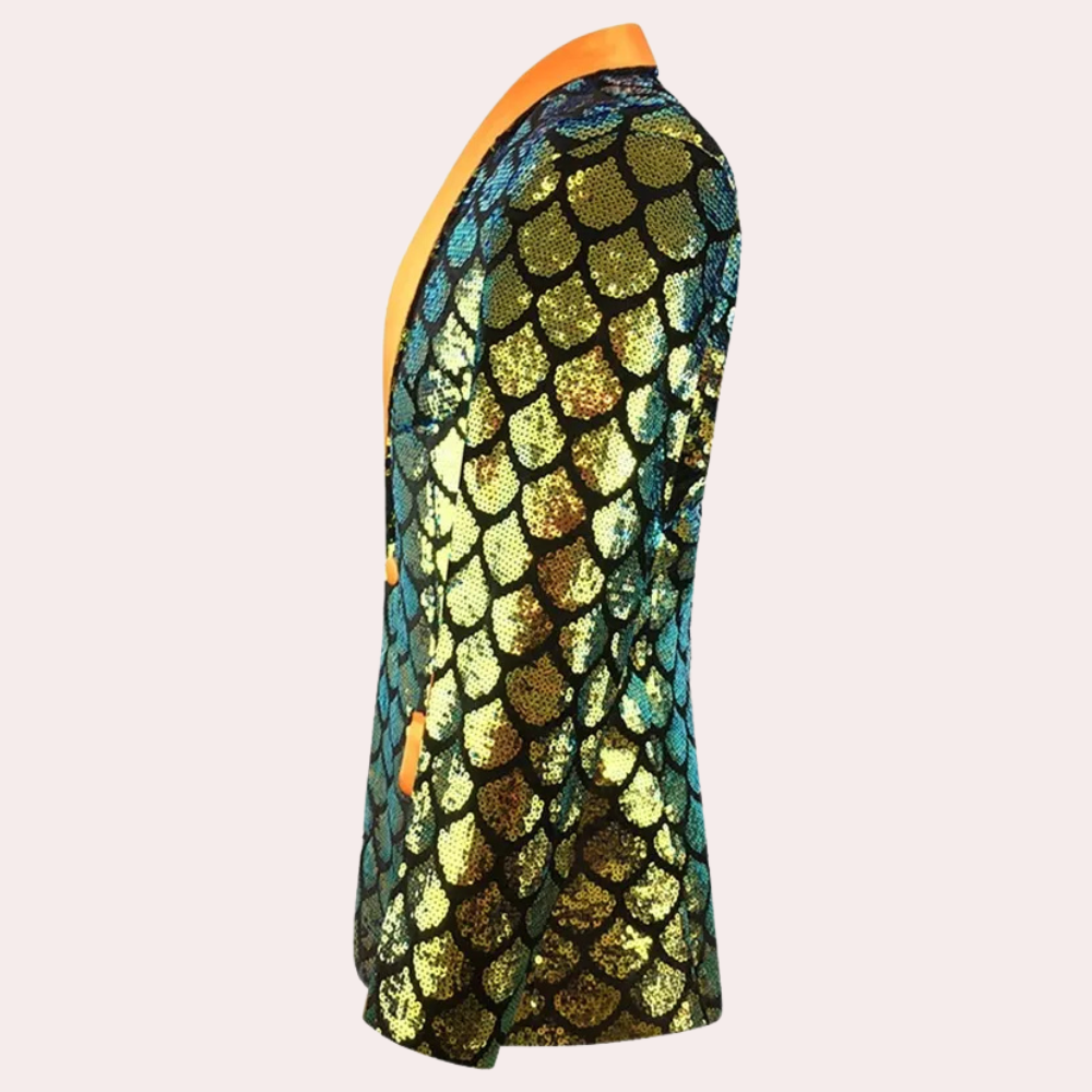CARSTEN - Exquisite Paillettenjacke für Männer