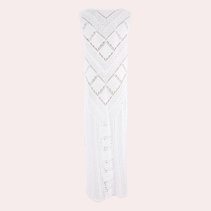 DELYSE - Elegantes gemustertes Strandkleid für Damen