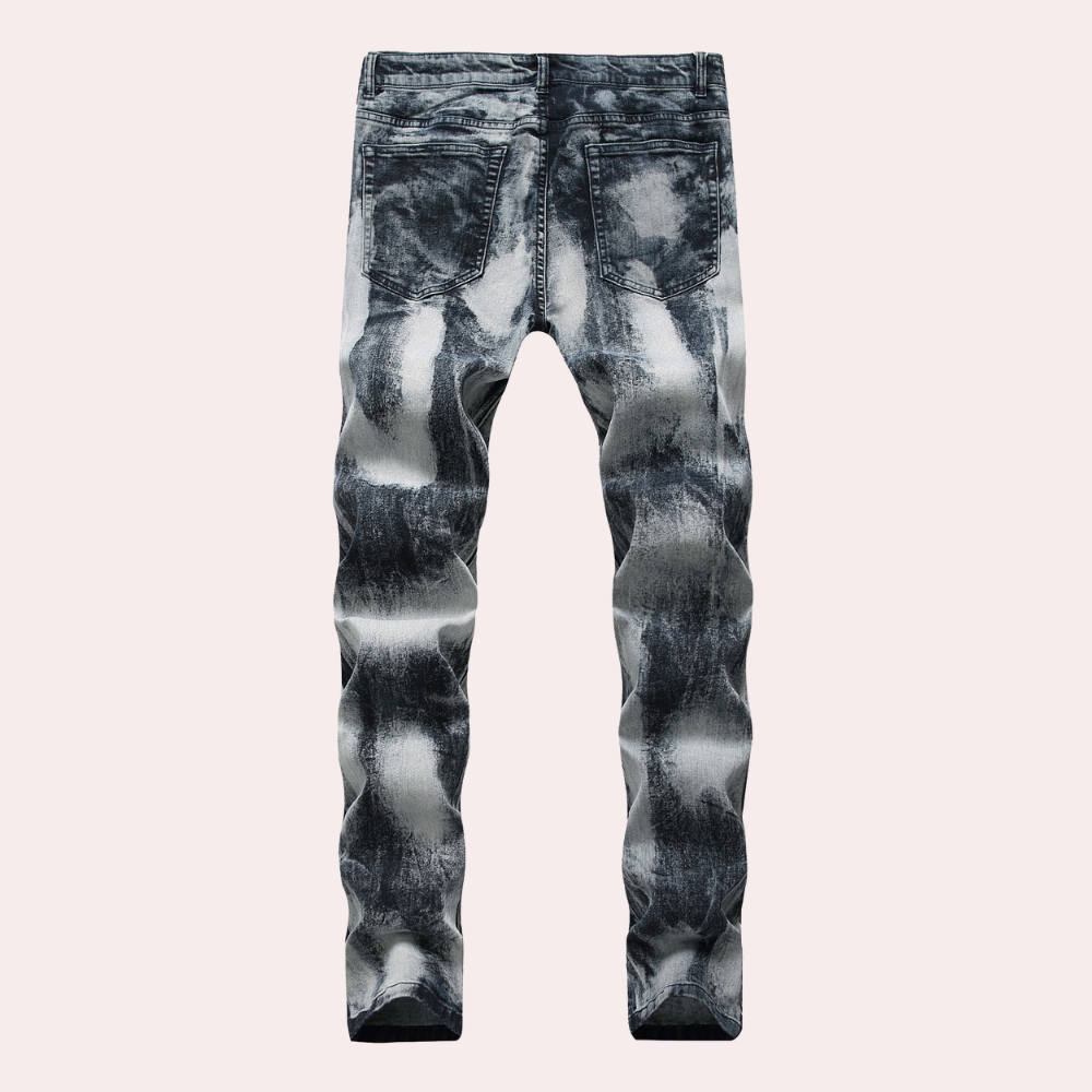 EGBERT - Trendige Gewaschen Herren-Denim-Jeans