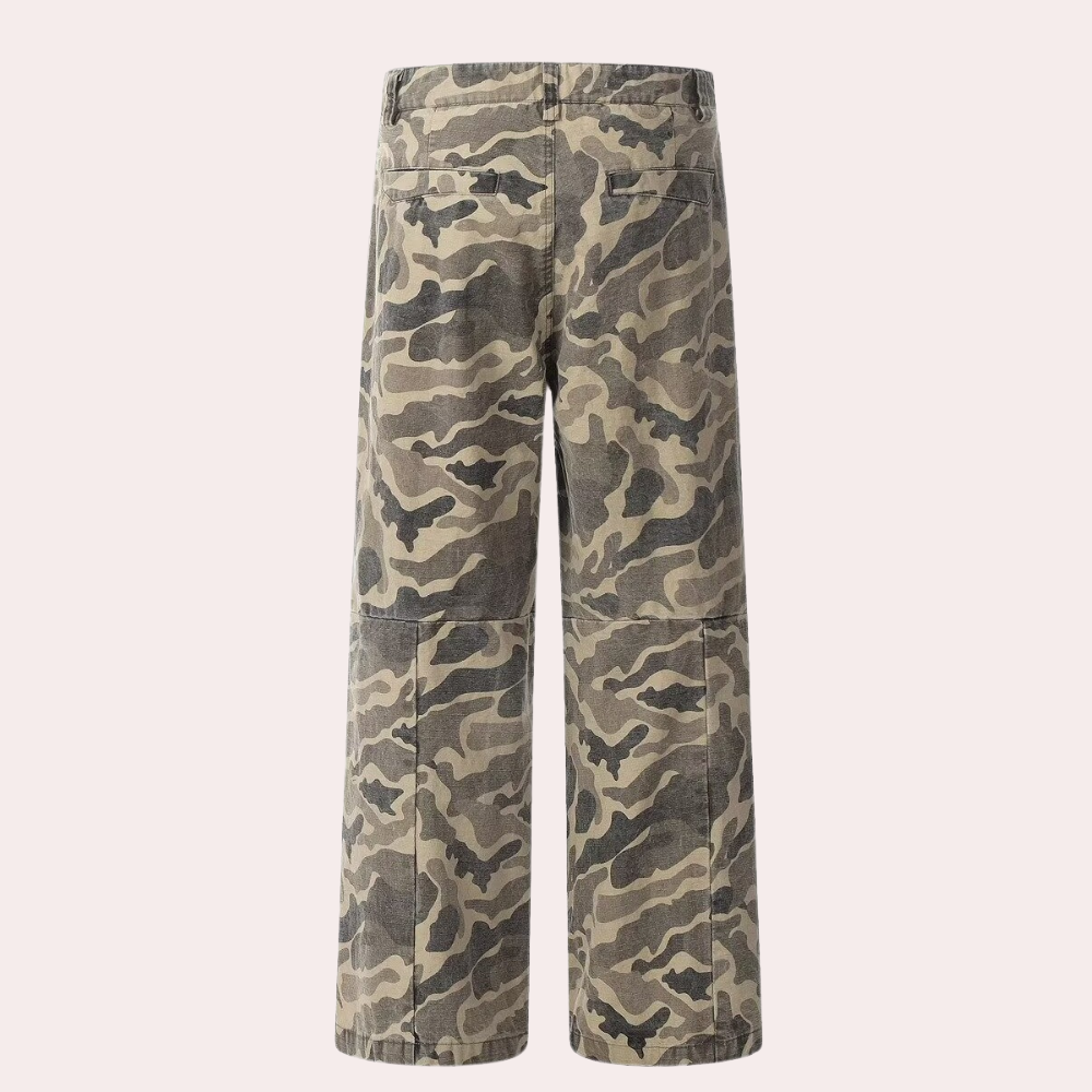 ELIASEN - Abgewaschene Tarnhose für Herren
