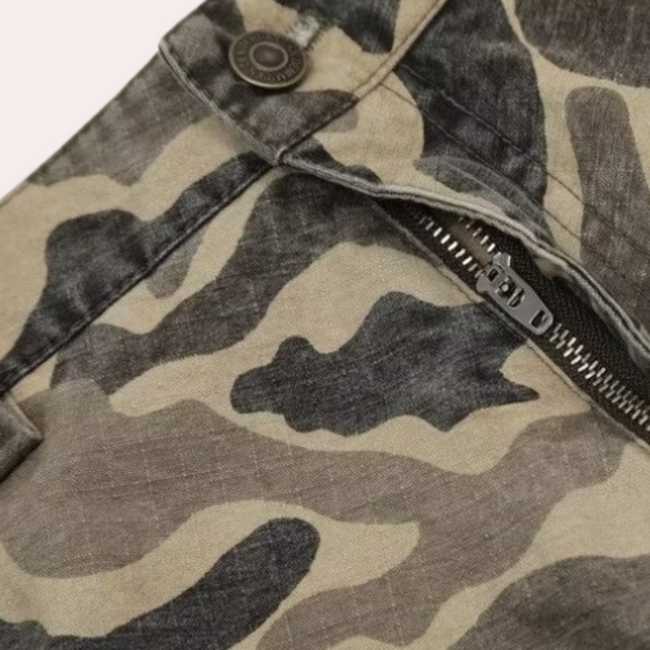 ELIASEN - Abgewaschene Tarnhose für Herren