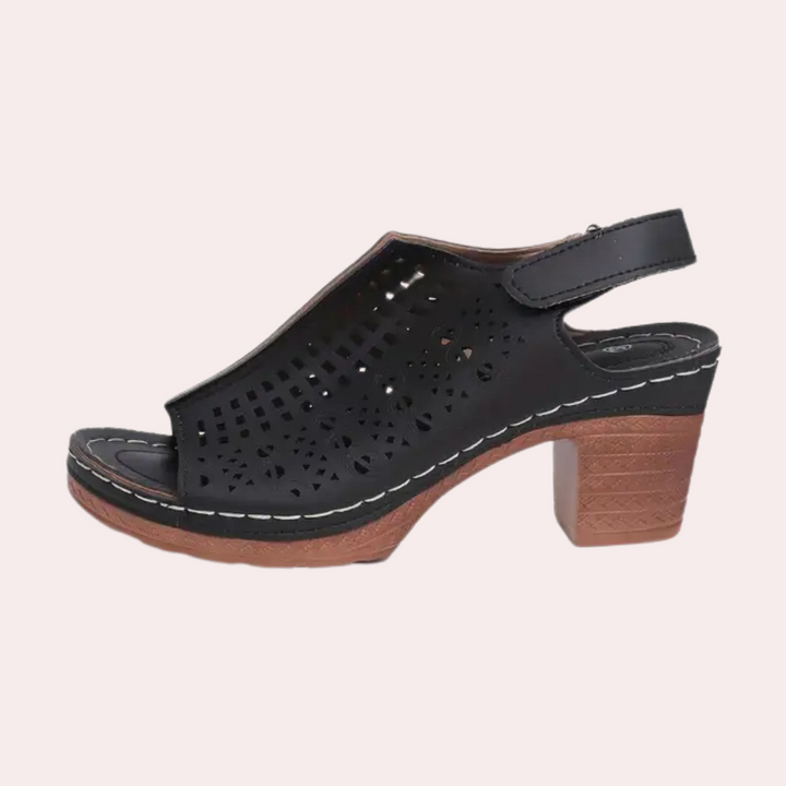 ELIDI - Klassische zehenoffene Sandalen für Damen