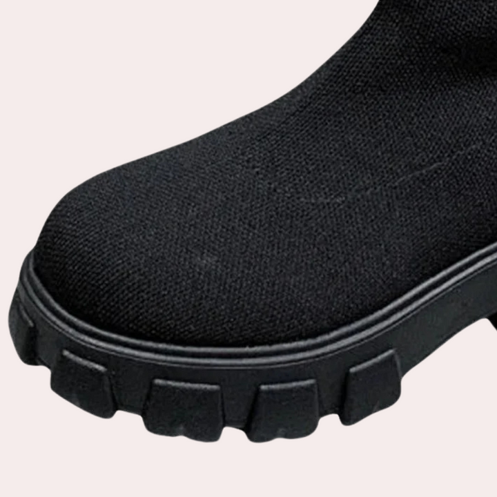 ELSIN - Trendige Strickstiefel für Damen