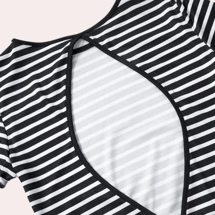 GALISSE - Modisches Streifenset 2-teilig für Damen