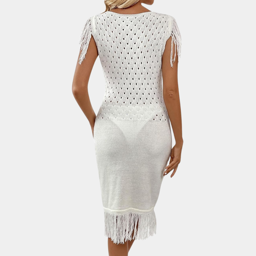 ISMERIA - Fransensaumkleid für Damen