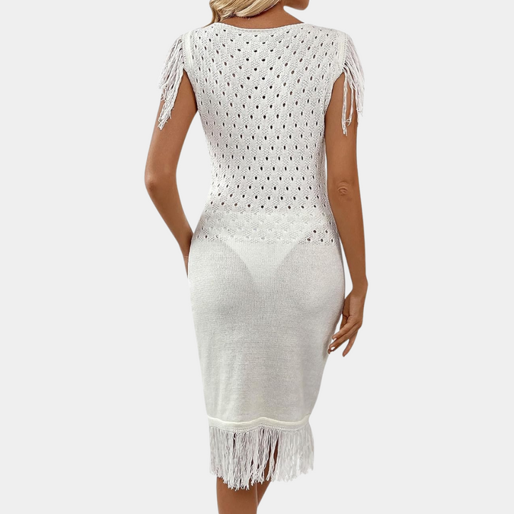 ISMERIA - Fransensaumkleid für Damen