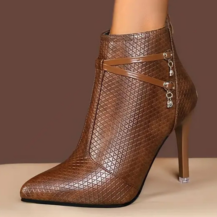 JACINA - Modische Spitze Stiefeletten für Damen
