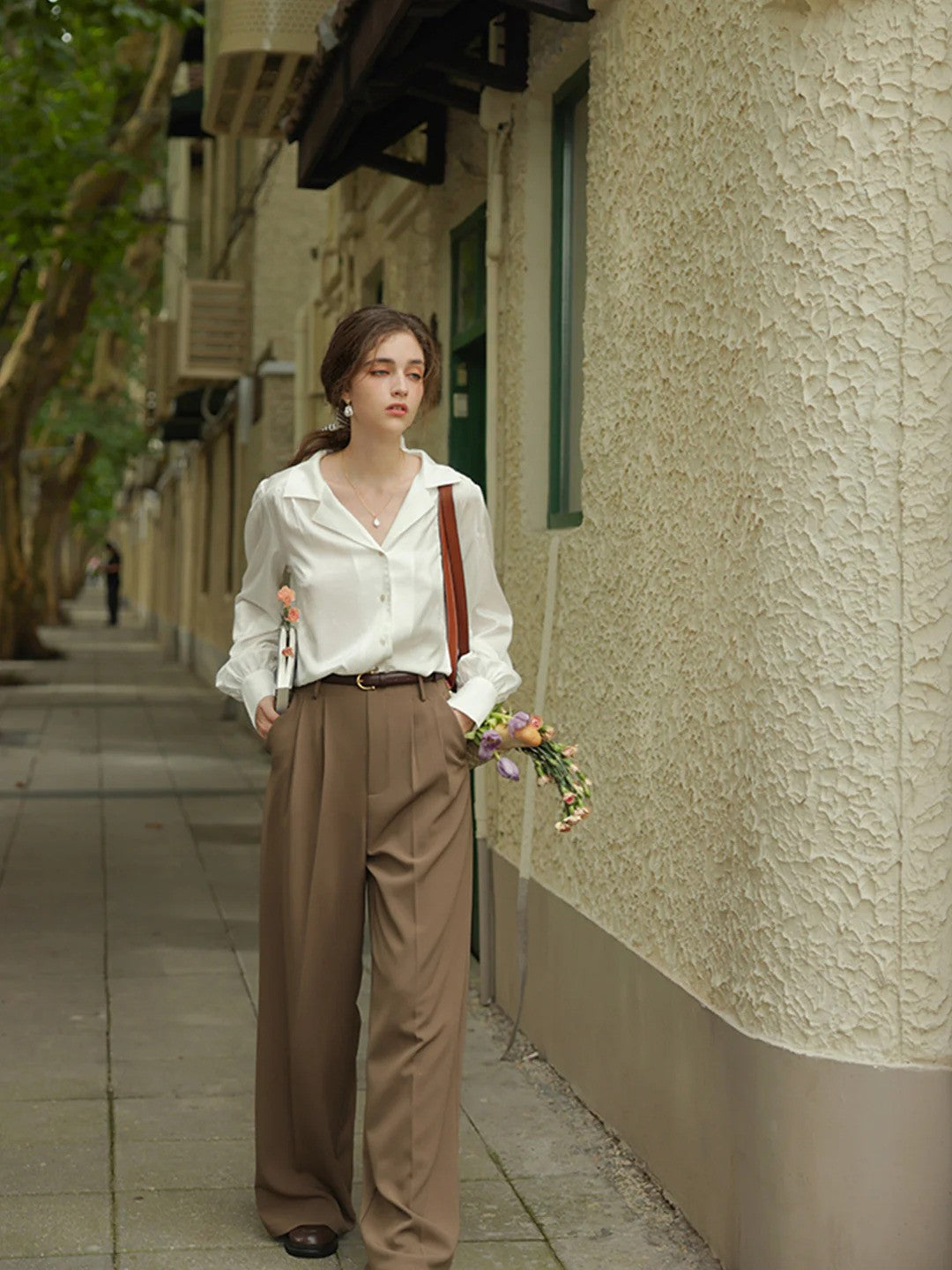 Jennifer - Damenhose mit hoher Taille