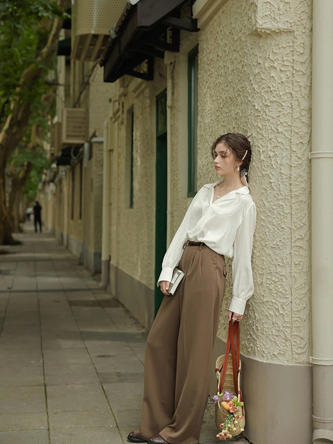 Jennifer - Damenhose mit hoher Taille