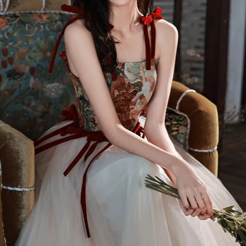 LIORENNA - Wunderschön Maxi-Kleid für Damen