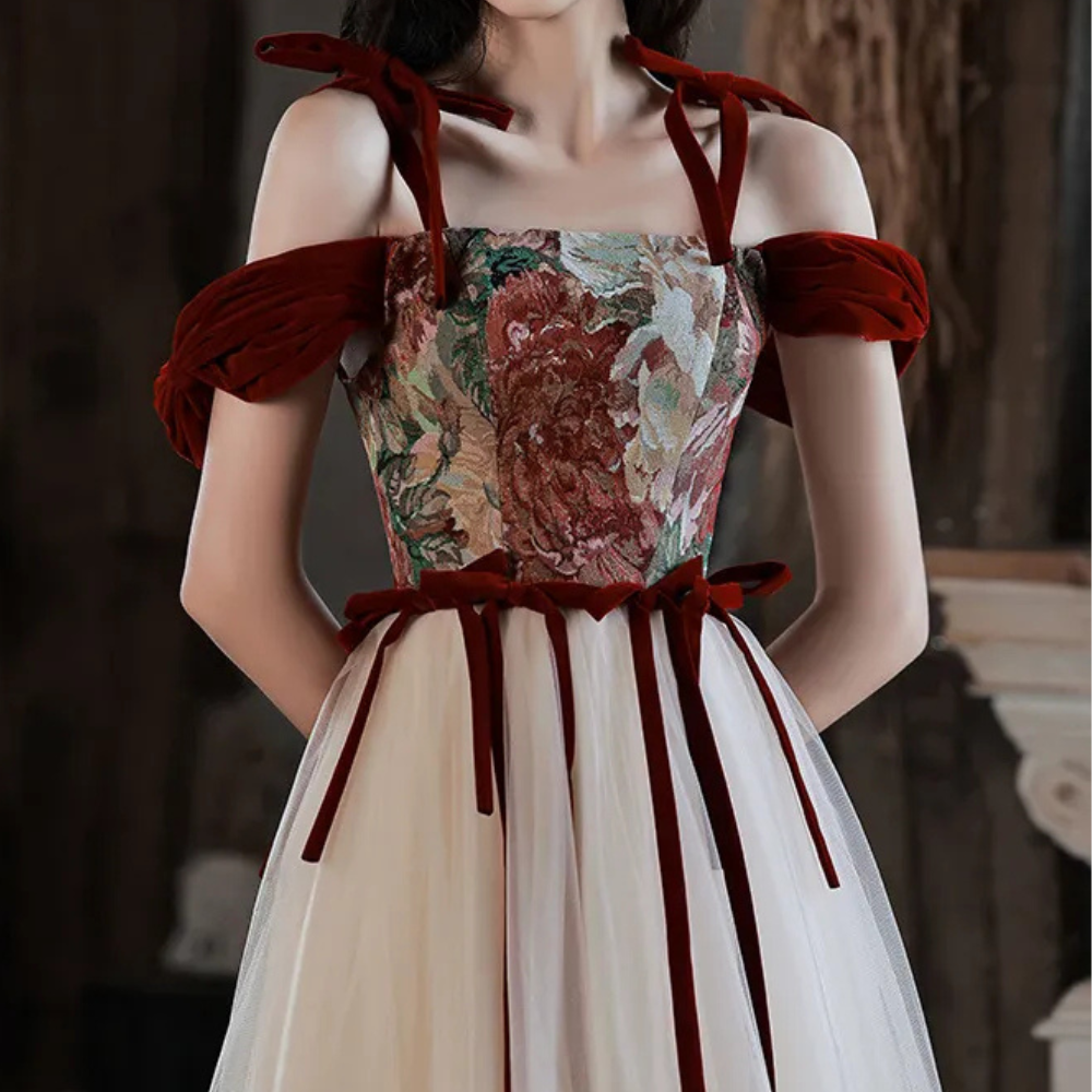 LIORENNA - Wunderschön Maxi-Kleid für Damen