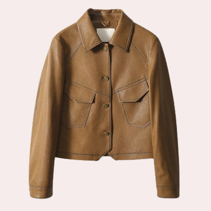 LYSBETH - Lässige Jacke mit Knöpfen für Damen
