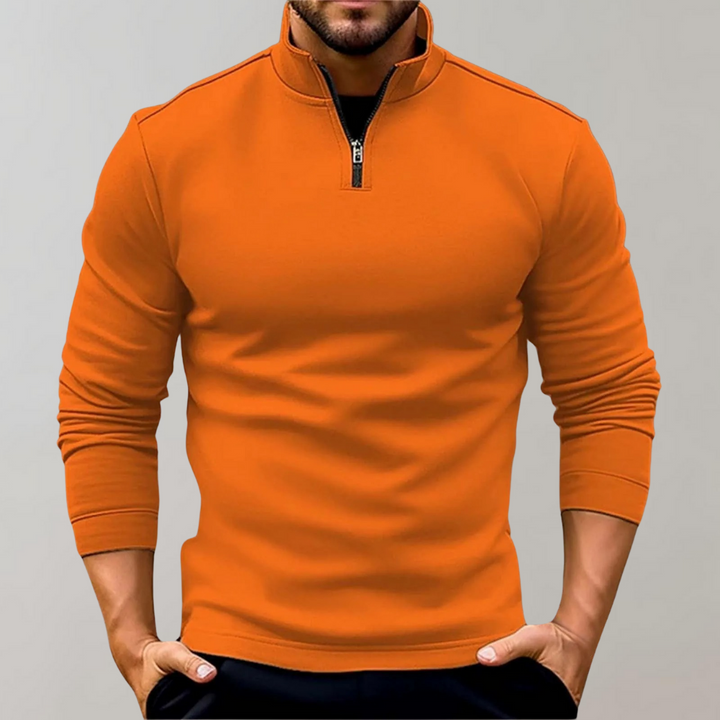 Lyyti - Warmer Herrenpullover mit Reißverschluss