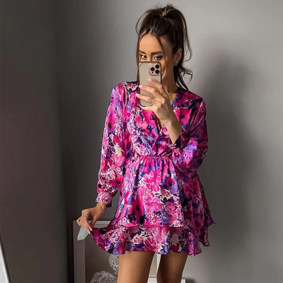MACKENZIE - Geblümtes Minikleid