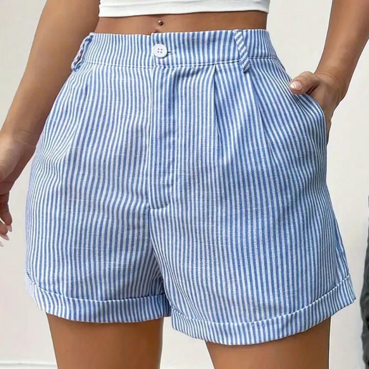 MORGANA - Zeitlose gestreifte Shorts für Frauen