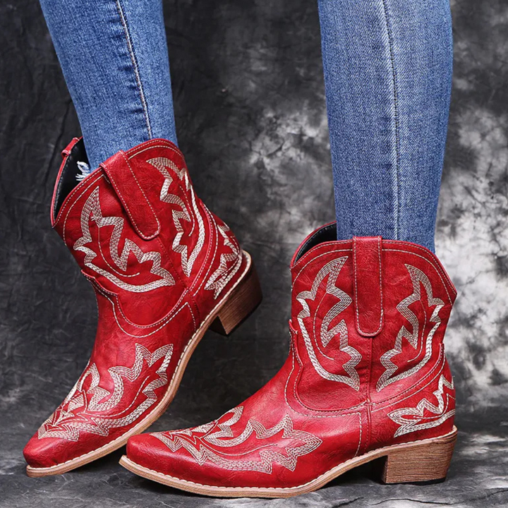 VARINIA - Elegante Bestickte Stiefel für Damen