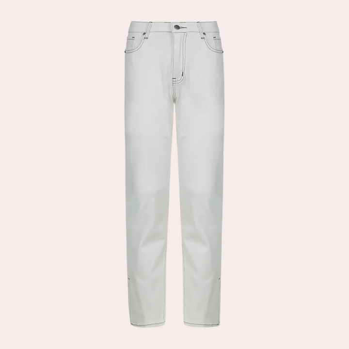 NORALYN - Hochtailliert Denim Hose für Damen