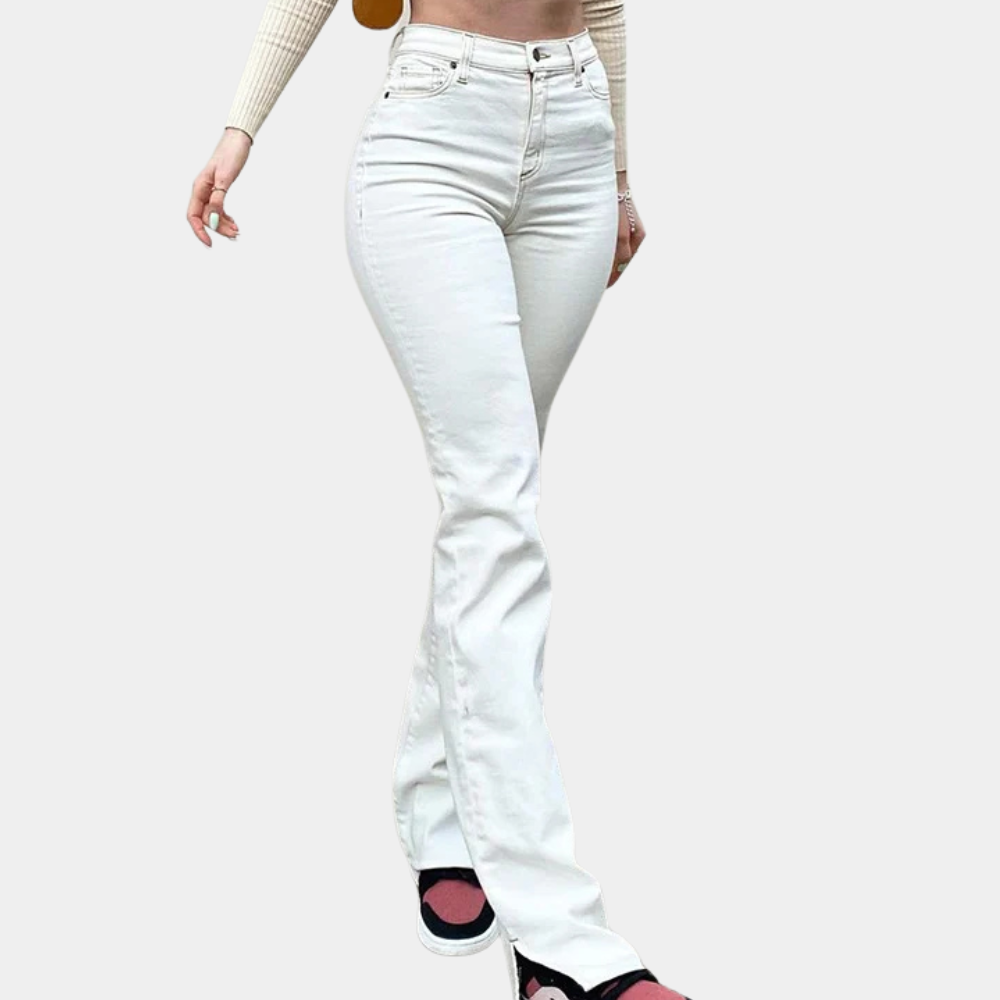 NORALYN - Hochtailliert Denim Hose für Damen