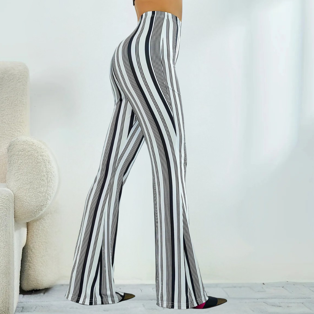 OLIVIANA - Lässige gestreifte Hose für Damen