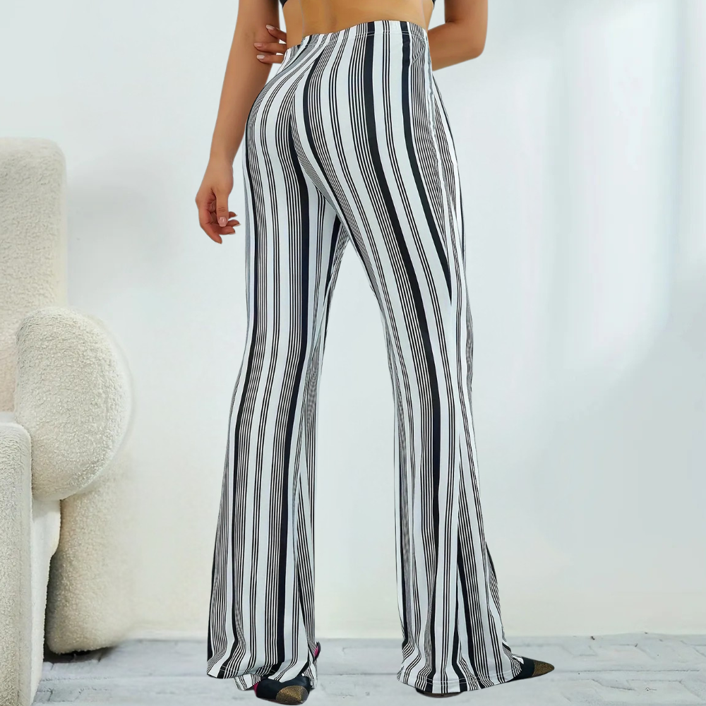 OLIVIANA - Lässige gestreifte Hose für Damen