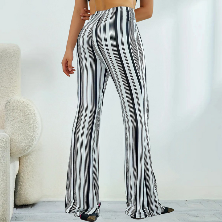 OLIVIANA - Lässige gestreifte Hose für Damen