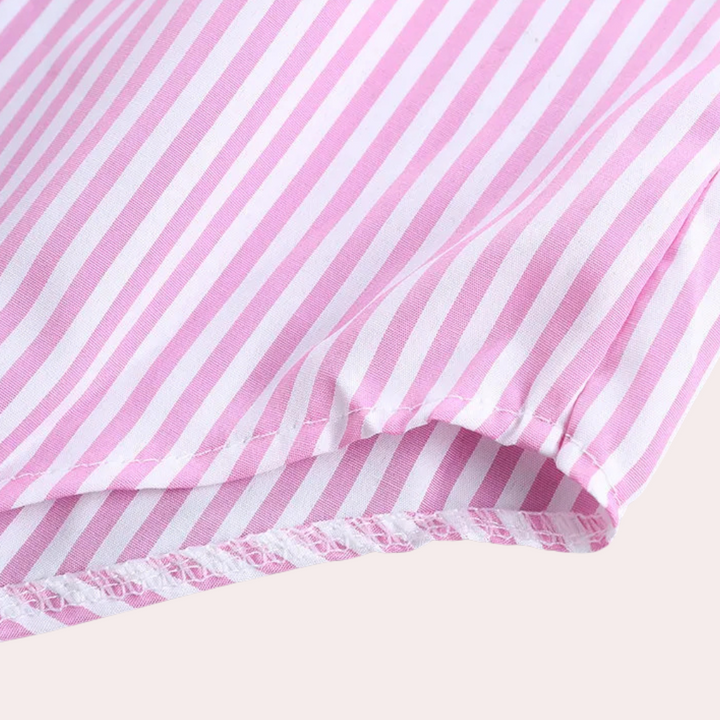 ONDENE - Gestreiftes Damenshirt mit Langen Ärmeln
