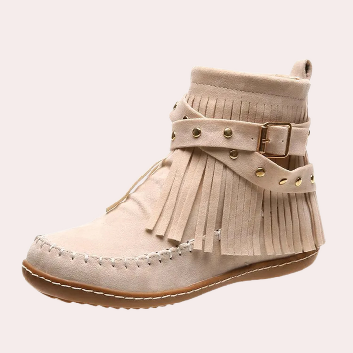 ORLINA - Zeitlose Quasten-Stiefeletten für Damen