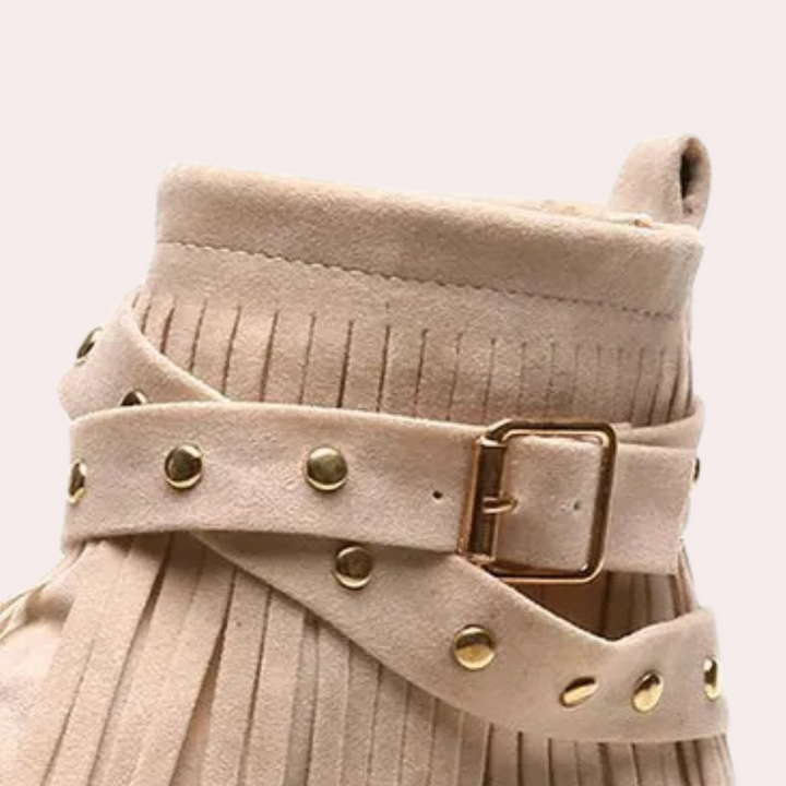 ORLINA - Zeitlose Quasten-Stiefeletten für Damen