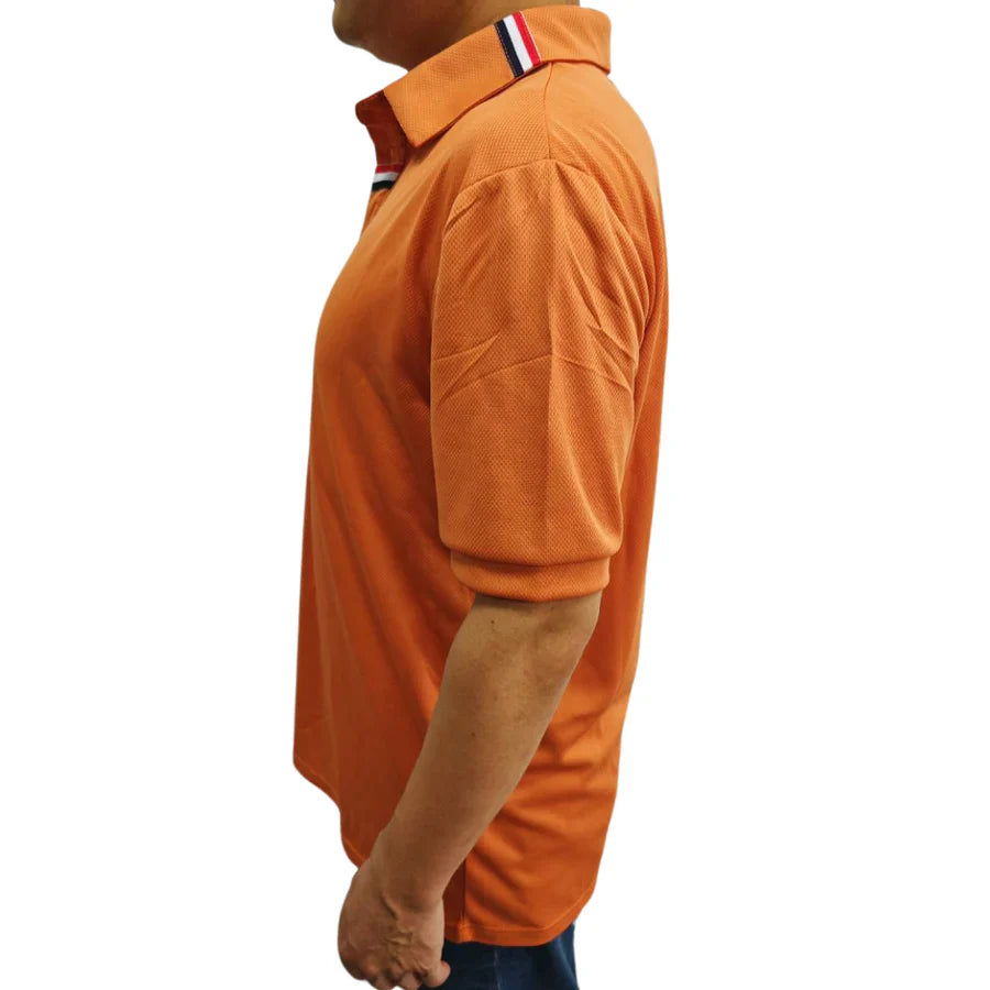 Orangefarbenes Hemd für Herren