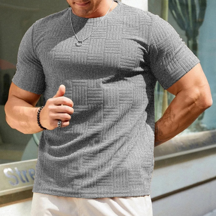 RAINALD - Gemustertes Freizeit-Shirt für Herren