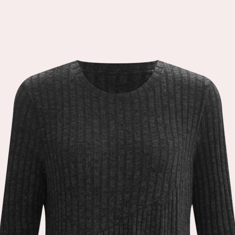 SANCIA - Vielseitiges geripptes Kleid für Damen