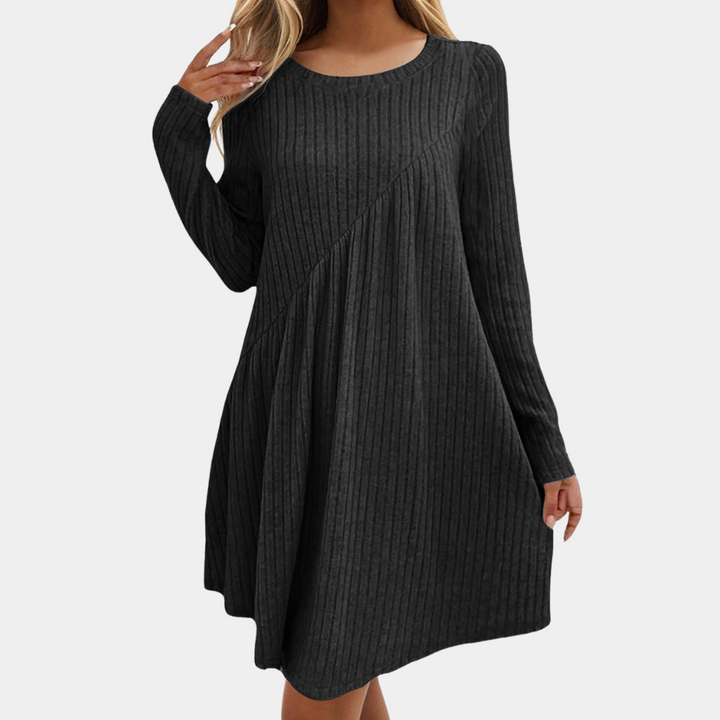 SANCIA - Vielseitiges geripptes Kleid für Damen