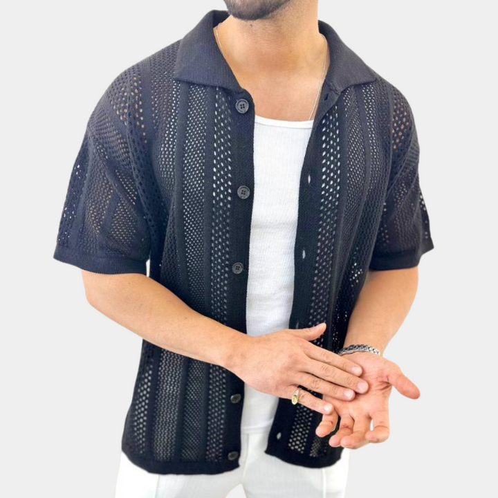 SILAS - Geknöpftes ausgehöhltes Hemd für Herren