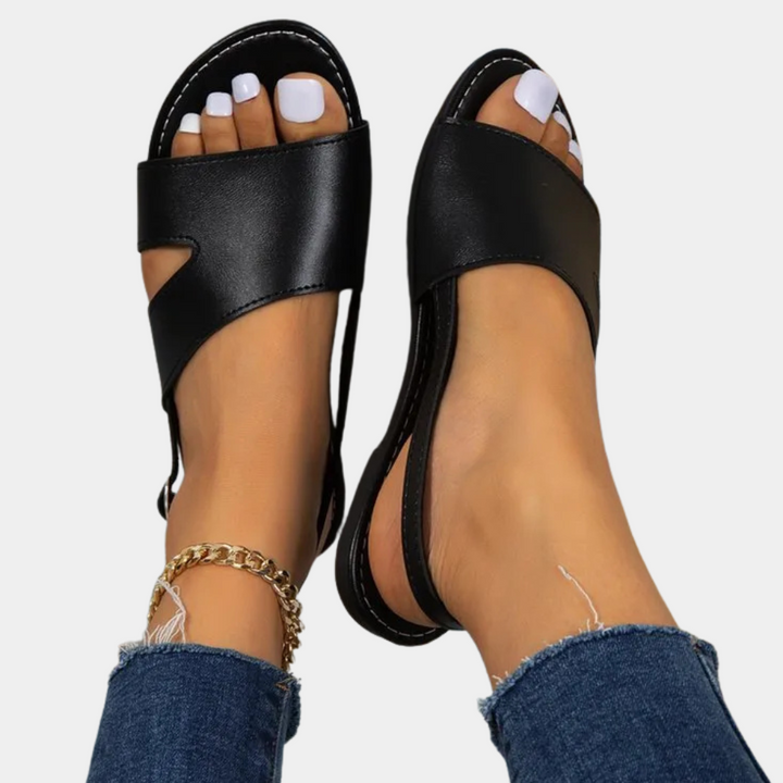 TAMAS - Trendige Flachsandalen mit Schnallen für Damen