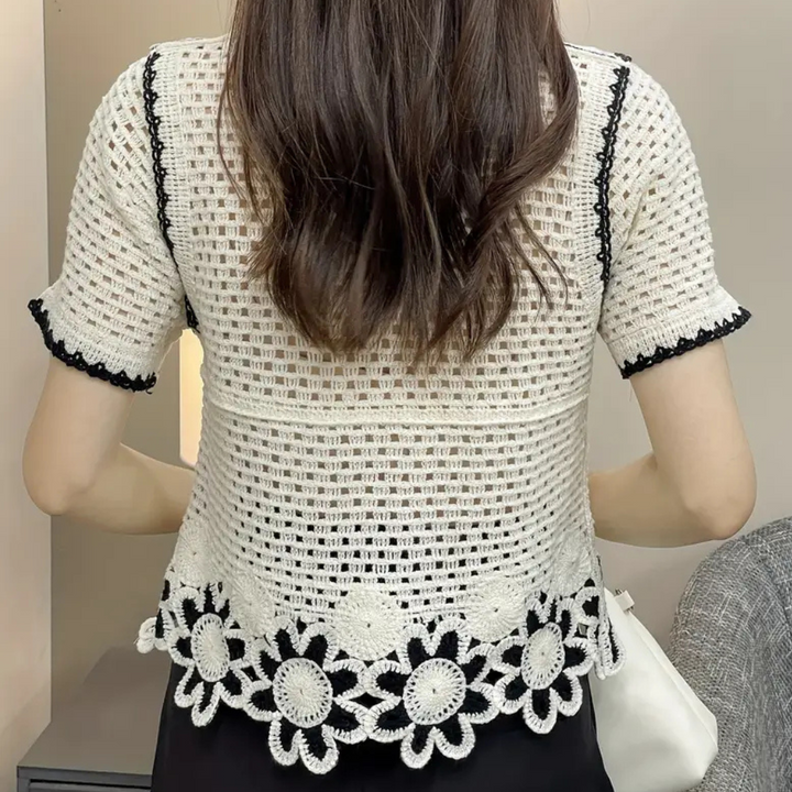 TAIA - Trendige ausgehöhlte Bluse für Damen