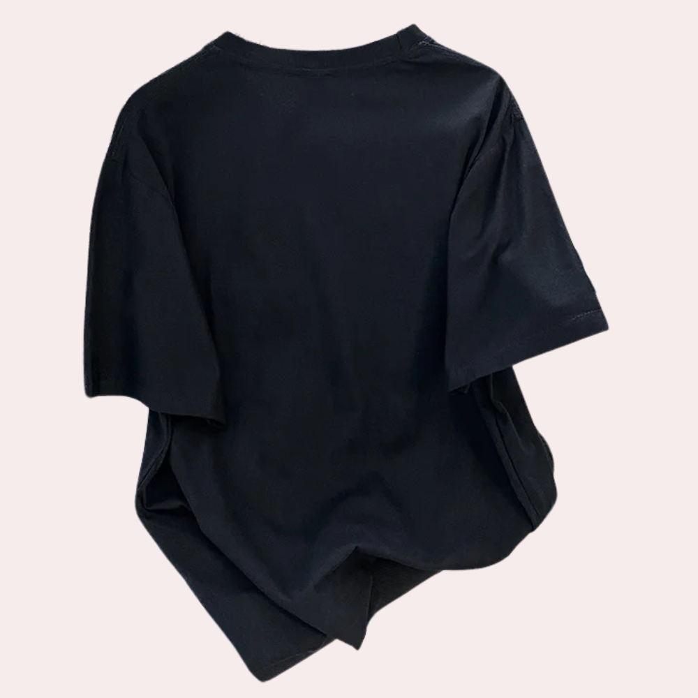 TARIK - Trendiges 3D-Blumen-T-Shirt für Damen