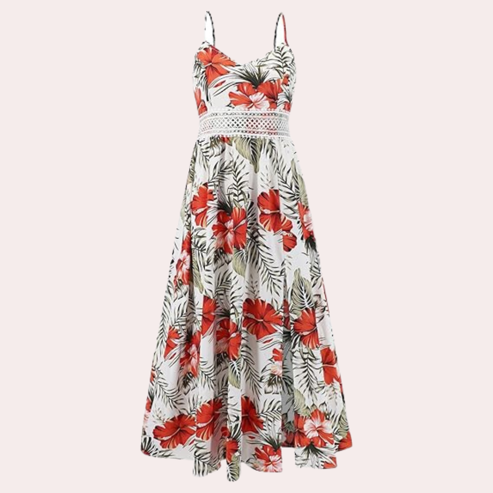 THESSALY - Trendig Blumenkleid für Damen