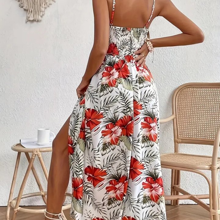 THESSALY - Trendig Blumenkleid für Damen
