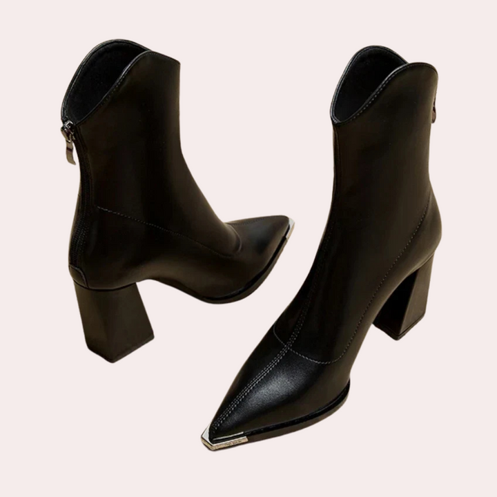 VAYLIN - Modische Blockabsatz-Stiefel für Damen