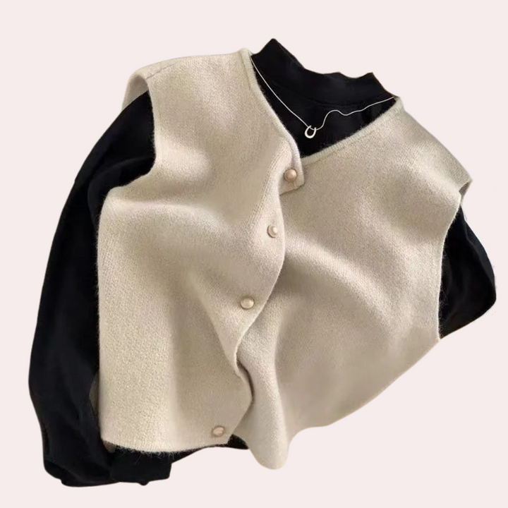 VENESIA - Entspannte Strickweste für Frauen