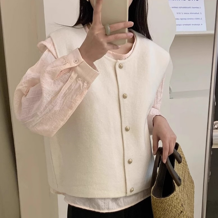 VENESIA - Entspannte Strickweste für Frauen