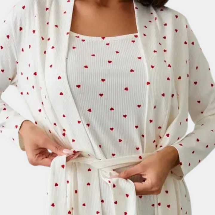 LYDIANA - 2-teiliges Nachtwäsche-Set für Damen
