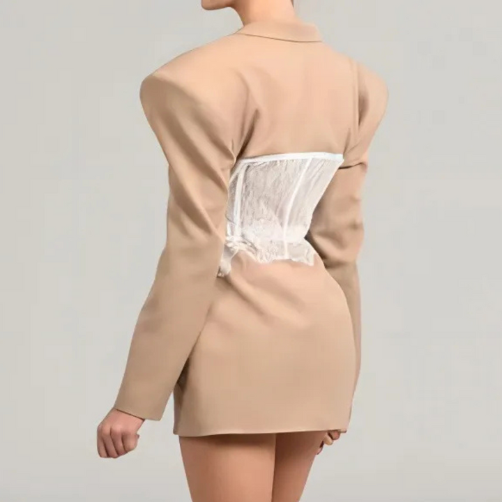 WESLENA - Anmutiger Spitzen-Corsagen-Blazer für Damen
