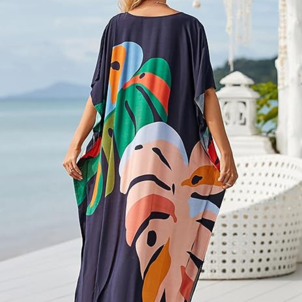 YLVA - Luftiges bedrucktes Sommerkleid für Damen