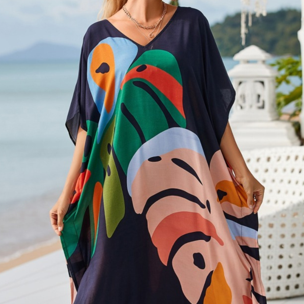 YLVA - Luftiges bedrucktes Sommerkleid für Damen